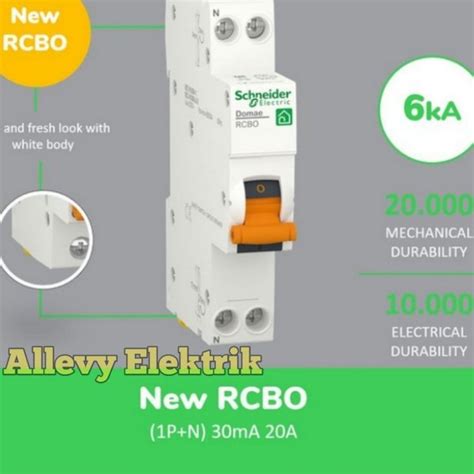 Jual Rcbo Slim Domae A P N Ma Schneider Di Lapak Allevy Elektrik