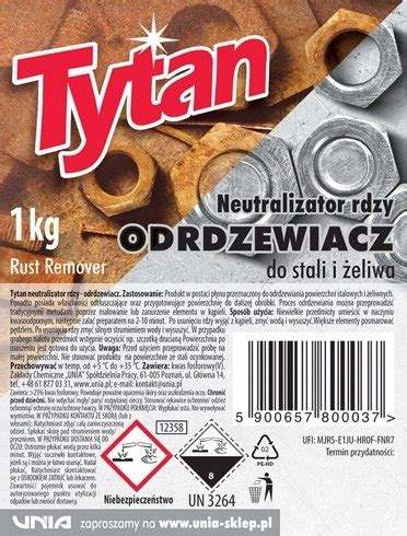 Neutralizator Rdzy Do Stali I Eliwa Tytan Kg