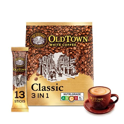 Oldtown 3 In 1 Classic White Coffee 570 G Uk Grocery