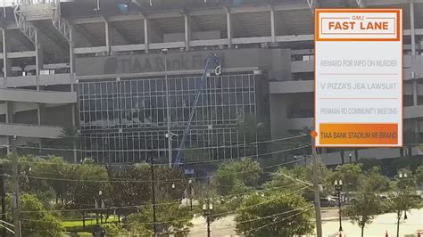 Jaguars TIAA Bank Field In Process Of Transforming To Everbank Stadium