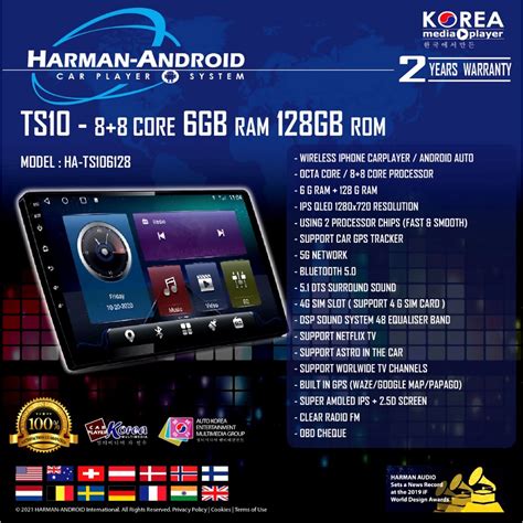 CAR ANDROID PLAYER TS10 8 CORE 6GB RAM 128GB ROM | Shopee Malaysia