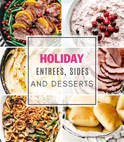 Holiday Sides Dinners And Dessert Recipes The Recipe Critic