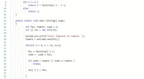Funciones Java Suma Digitos De Factoriales Tutorias Co
