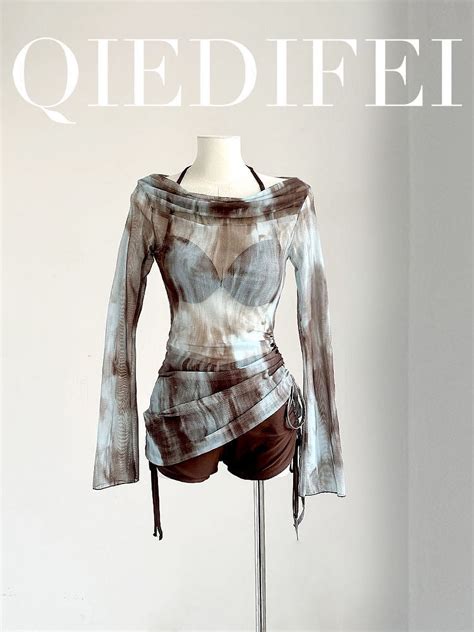 Generic Swimsuit Women S Split Blouse Three Piece Bikini Boxer