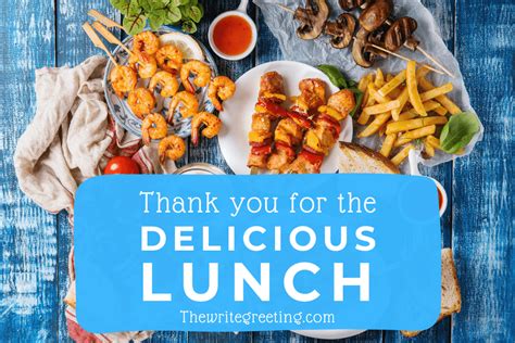 100 Personal Ways To Say Thank You For Lunch The Write Greeting