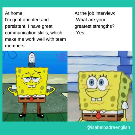 Spongebob Meme Job Interview