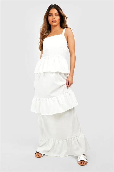 Ruffle Tiered Maxi Dress Boohoo