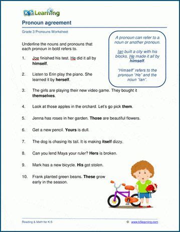 Pronoun Antecedent Agreement Worksheets In These Worksheets Students