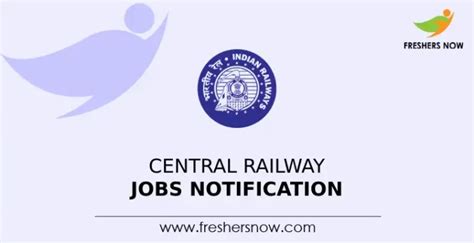 Central Railway Jobs Notification 2024 For 622 Posts Application