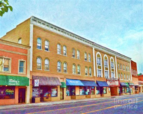 Downtown Radford Virginia Photograph by Kerri Farley - Pixels