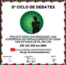 Sisan Universidades Realiza 3o Ciclo De Debates Universidade Federal