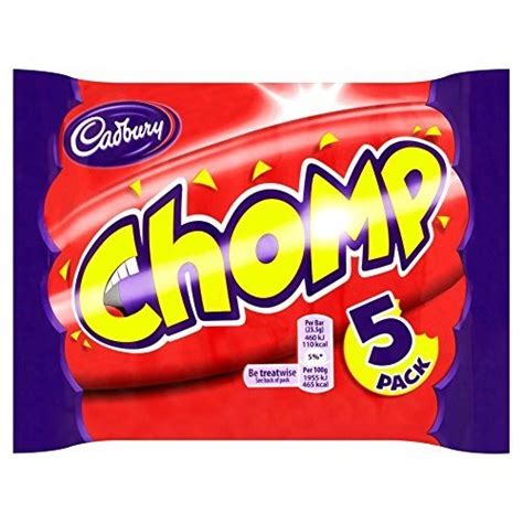 Original Cadbury Chomp Chocolate Candy Pack Imported From The UK ...