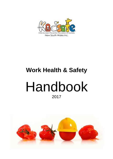 Pdf Work Health And Safety Handbook Kidsafe Nsw · Kidsafe Nsw Work