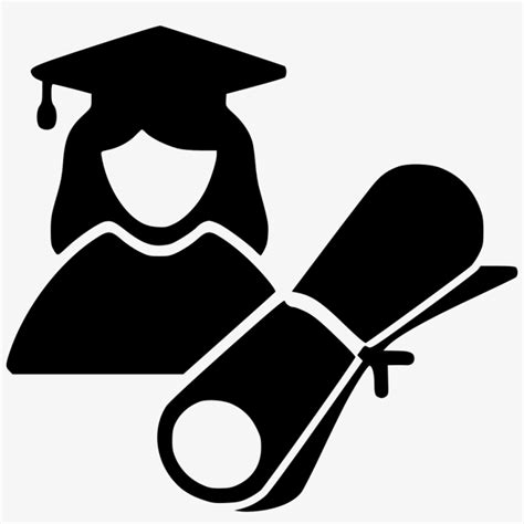 Female Graduate Comments Female Graduate Icon Transparent Png