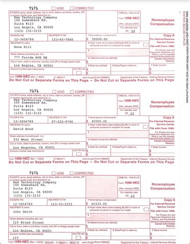 Filing Tax Form Nec Nonemployee Compensation In House Is Easy With