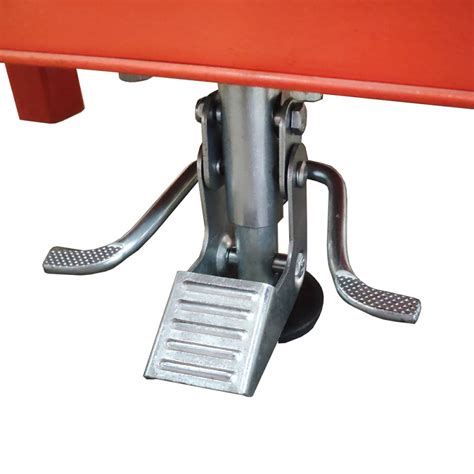 Hand Crank Operated Post Lift Table Mechanical Hand Crank Hydraulic