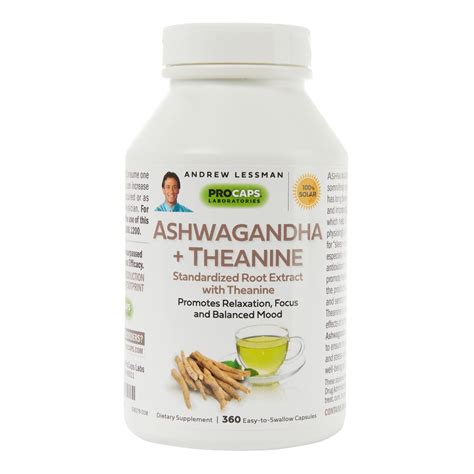 Ashwagandha Theanine 360 Capsules 22256014 Hsn