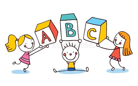 ABC letters kids education stock vector. Illustration of blocks - 44341984