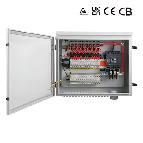 Ip65 Metal Enclosure Solar Panel Pv Combiner Box 8 String Pv Array Combiner Box China Dc