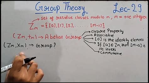 Group Theory Lecture Set Of Residue Classes Modulo M With