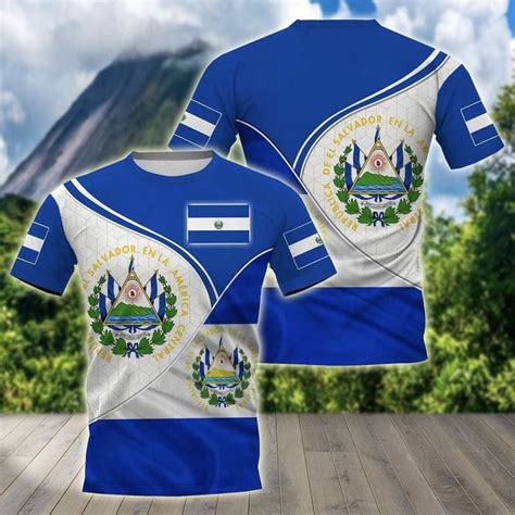 Aio Pride El Salvador Coat Of Arms Unisex Adult Shirts Aio Pride