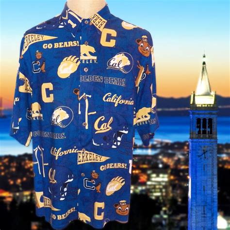 Reyn Spooner Limited Edition UC Berkeley Cal Bears Oski Hawaiian Aloha Shirt XL | eBay ...