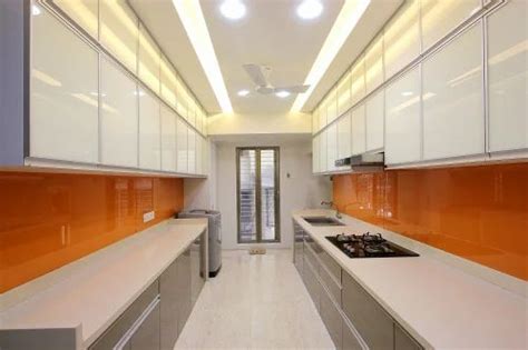 Plywood Modern Wooden Kitchen Cabinets Wall Mounted At Best Price In