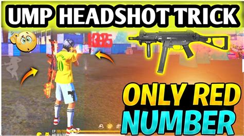 Ump Headshot Trick In Free Fire Ump Auto Headshot Trick Smg Gun