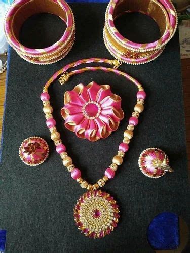 Silk Thread Jewellery Set at Rs 950 set रशम क धग क आभषण in