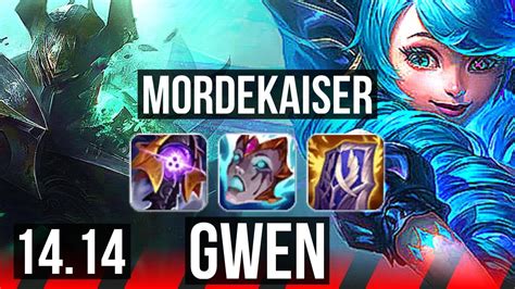 Mordekaiser Vs Gwen Top Legendary Games Rank