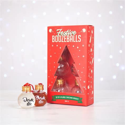 Festive Boozeballs Balls Up The Walls Alcohol Ts Christmas