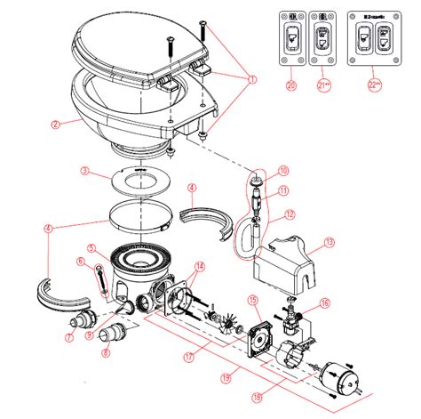 Dometic Toilet Spare Parts