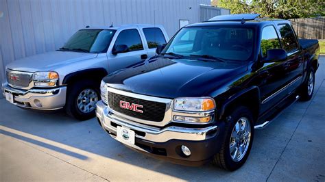 Two Very Clean Gmc Sierra Fully Loaded Crew Cabs Youtube