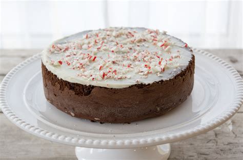 Naked Cake With Peppermint Bark And Mascarpone Buttercream Keeping With The Times