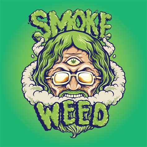 Smoking Weed Art