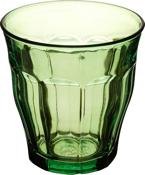 Duralex 1027sr06sc 6 Picardie Glass Tumbler Set Of 6 8 75 Oz Green Uk Kitchen And Home