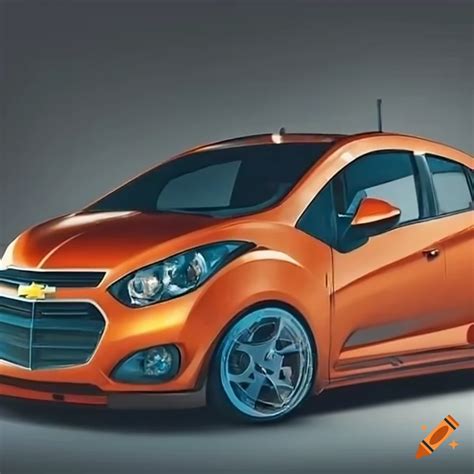 Tuned Chevrolet Beat Sedan On Craiyon