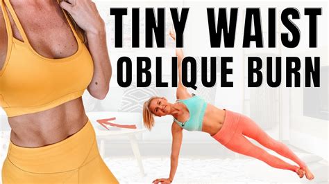 Tiny Waist Ab Workout Oblique Burn With Rebecca Louise Youtube