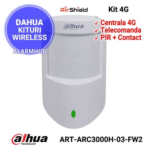 Kit Alarma Wireless Dahua Art Arc H Fw G Wifi Si Ethernet