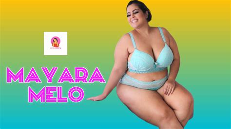 Mayara Melo Gorgeous Plus Size Curvy Fashion Model Brand