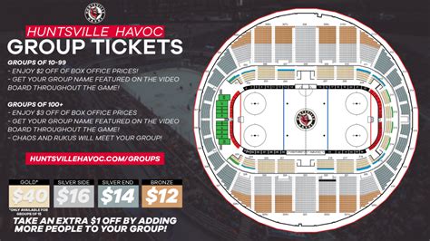 Group Tickets | Huntsville Havoc