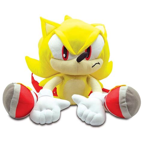 Sonic the Hedgehog Super Sonic 17 Inch Plush Backpack | Plush backpack, Sonic the hedgehog, Bag ...