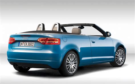 Audi A3 Cabrio Back Side View Hd Desktop Wallpaper Widescreen High