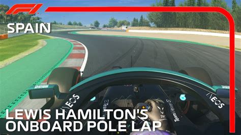 Lewis Hamilton Onboard Pole Lap 2021 Spanish GP Assetto Corsa YouTube