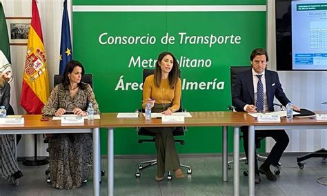 El Consorcio de Transporte Metropolitano del área de Almería aumenta la