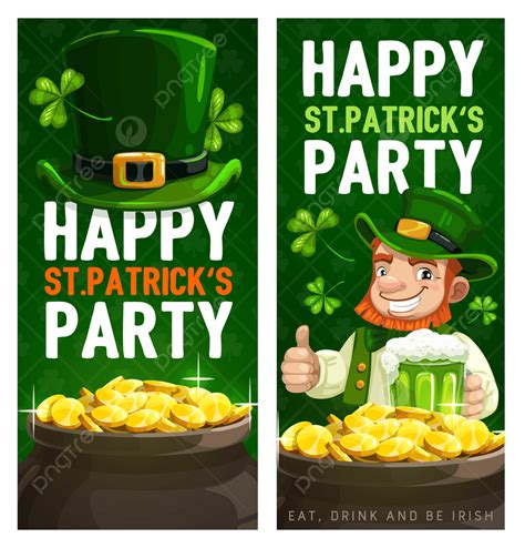 St Patrick Day Cartoon Vector Poster Template Download On Pngtree