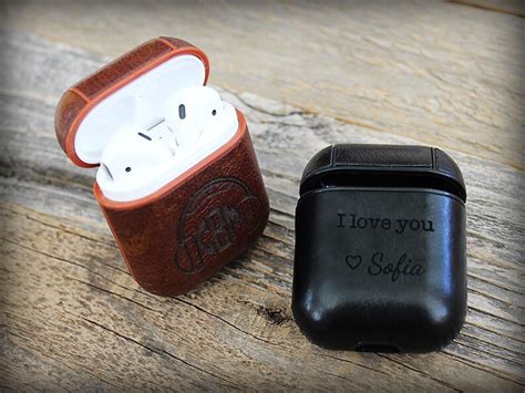 Airpod Case Keychain Leather Airpod Case Personalized Airpod | Etsy