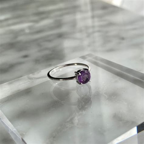 Amethyst Sterling Silver Ring - Minera Emporium Crystal & Mineral Shop