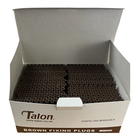 Talon Trade Pack Of Brown Plugs X 1000 Per Box