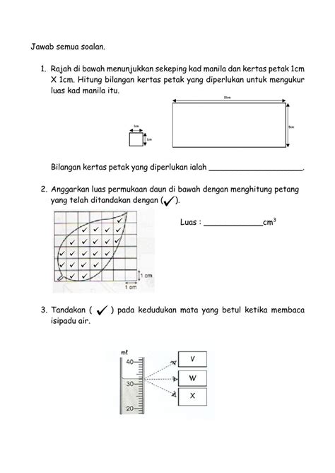 Pengukuran Worksheet Riset